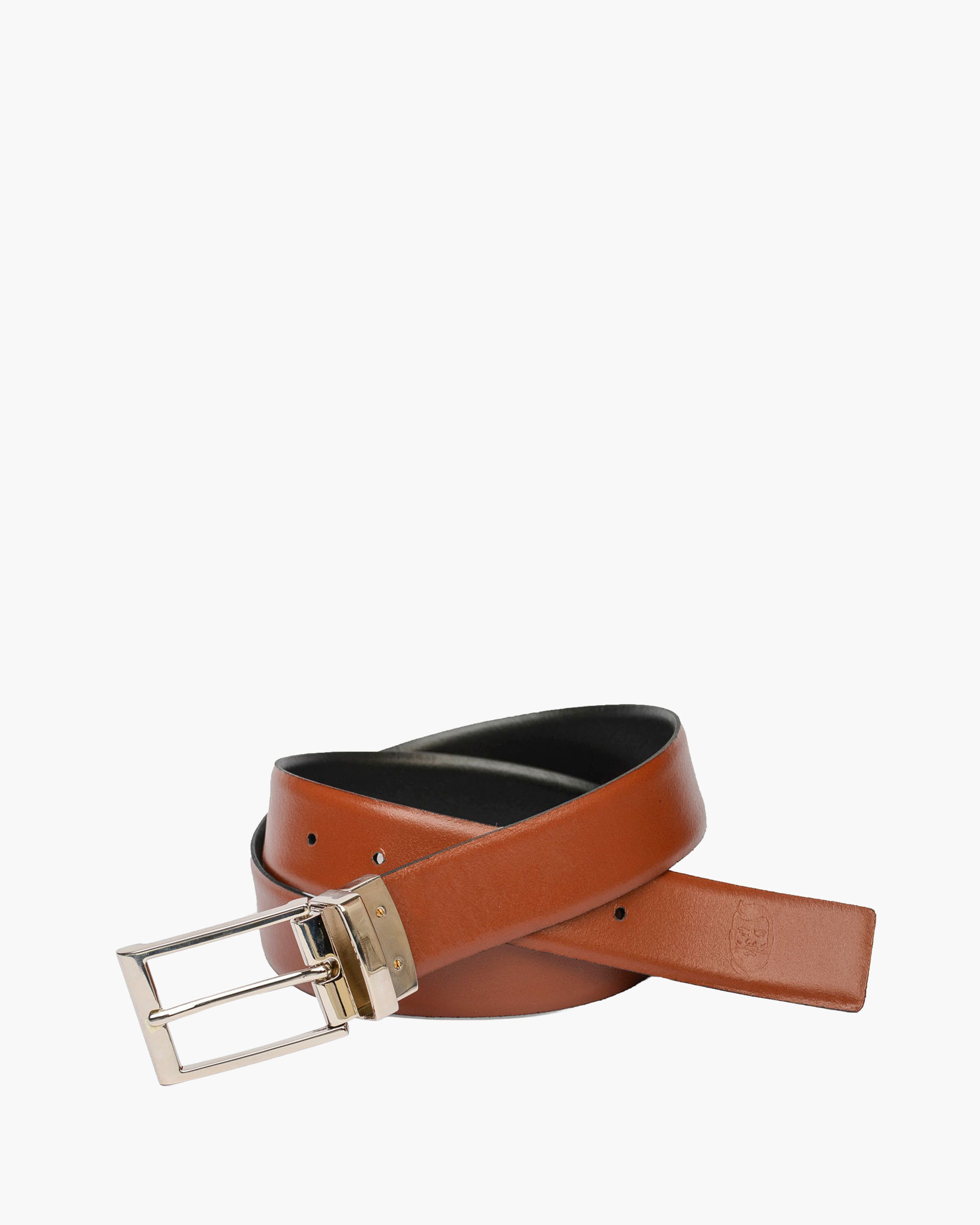 DORIAN | zapatos camperas equipaje Cinturón Elegance Negro - Marrón - Imagen 2