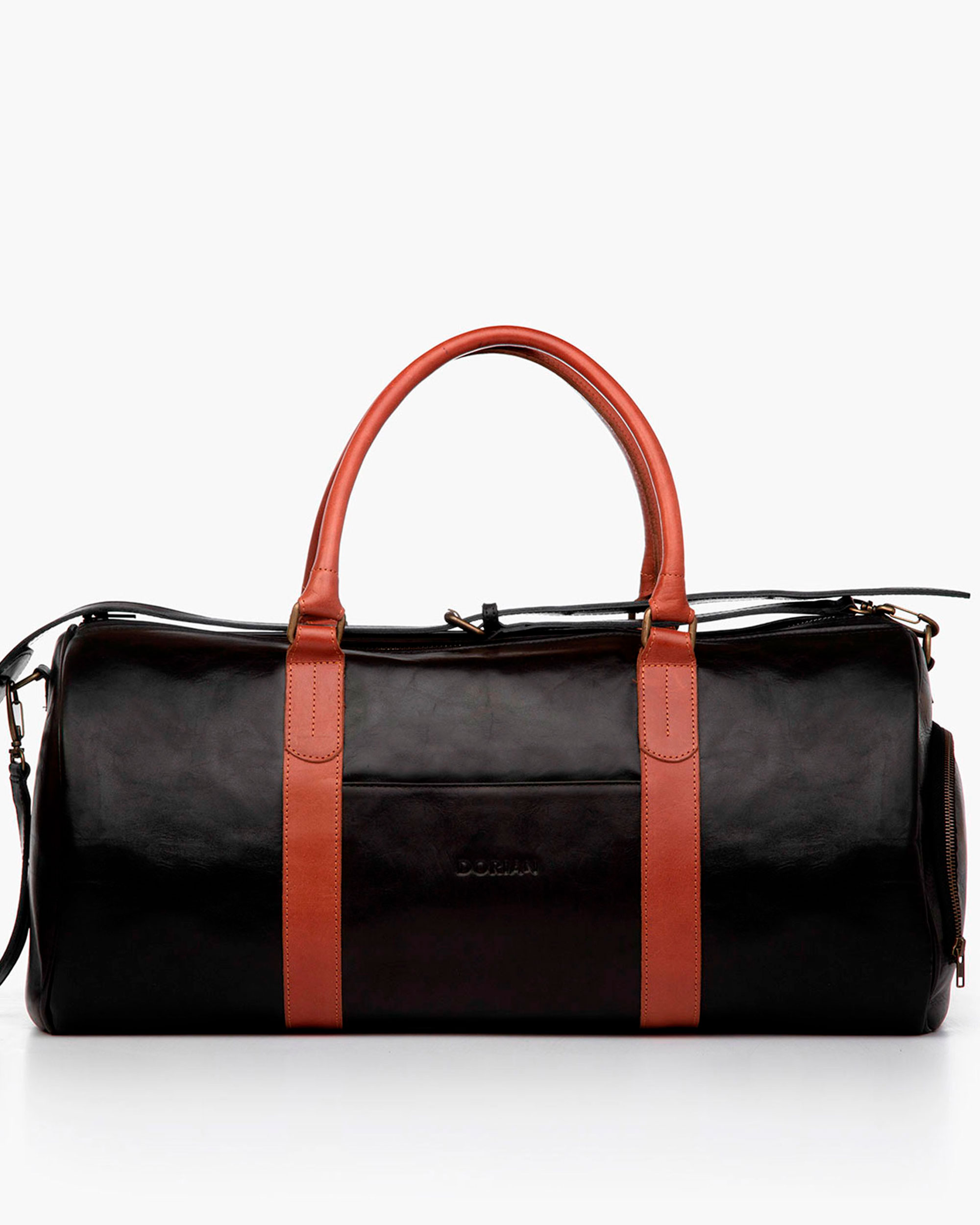 DORIAN Bolso Franco Negro y Marrón