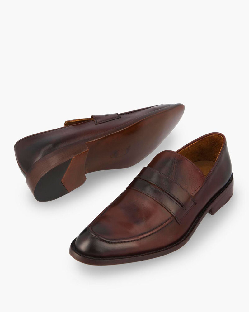 Mocasines Moscú Guinda