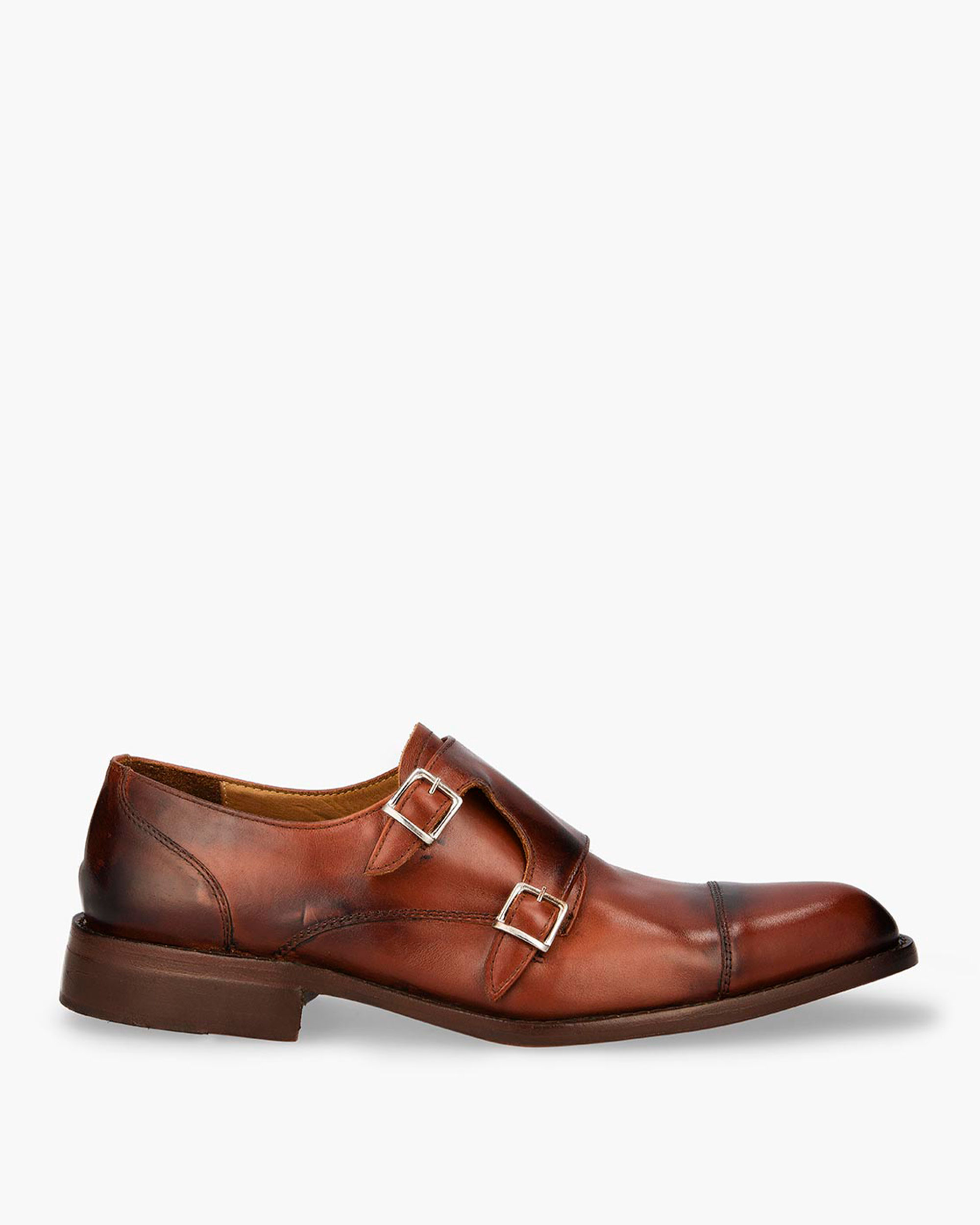 Zapatos Berlín Doble Hebilla Marrón