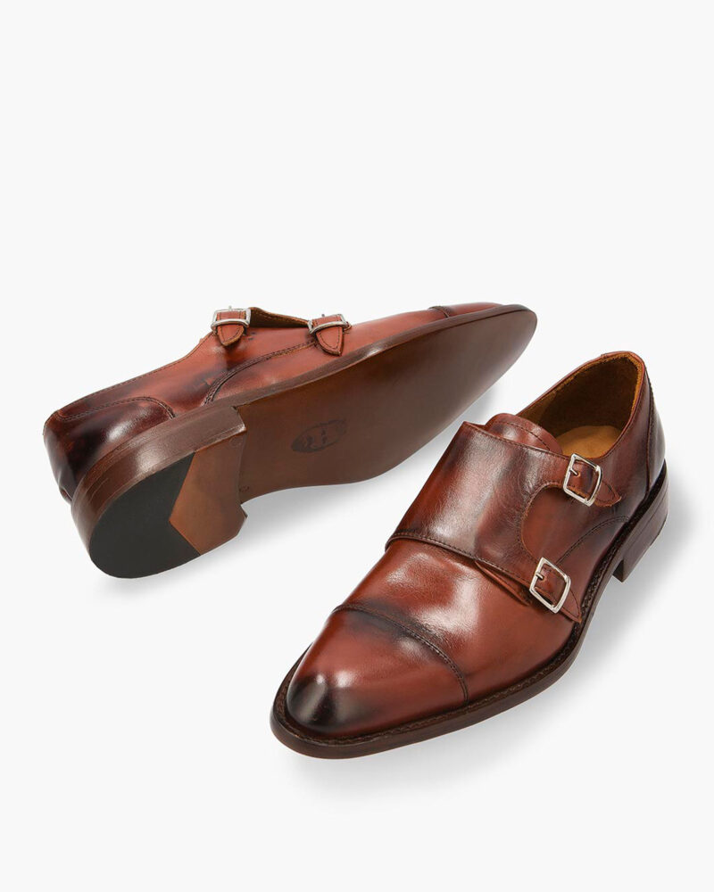 Zapatos Berlín Doble Hebilla Marrón