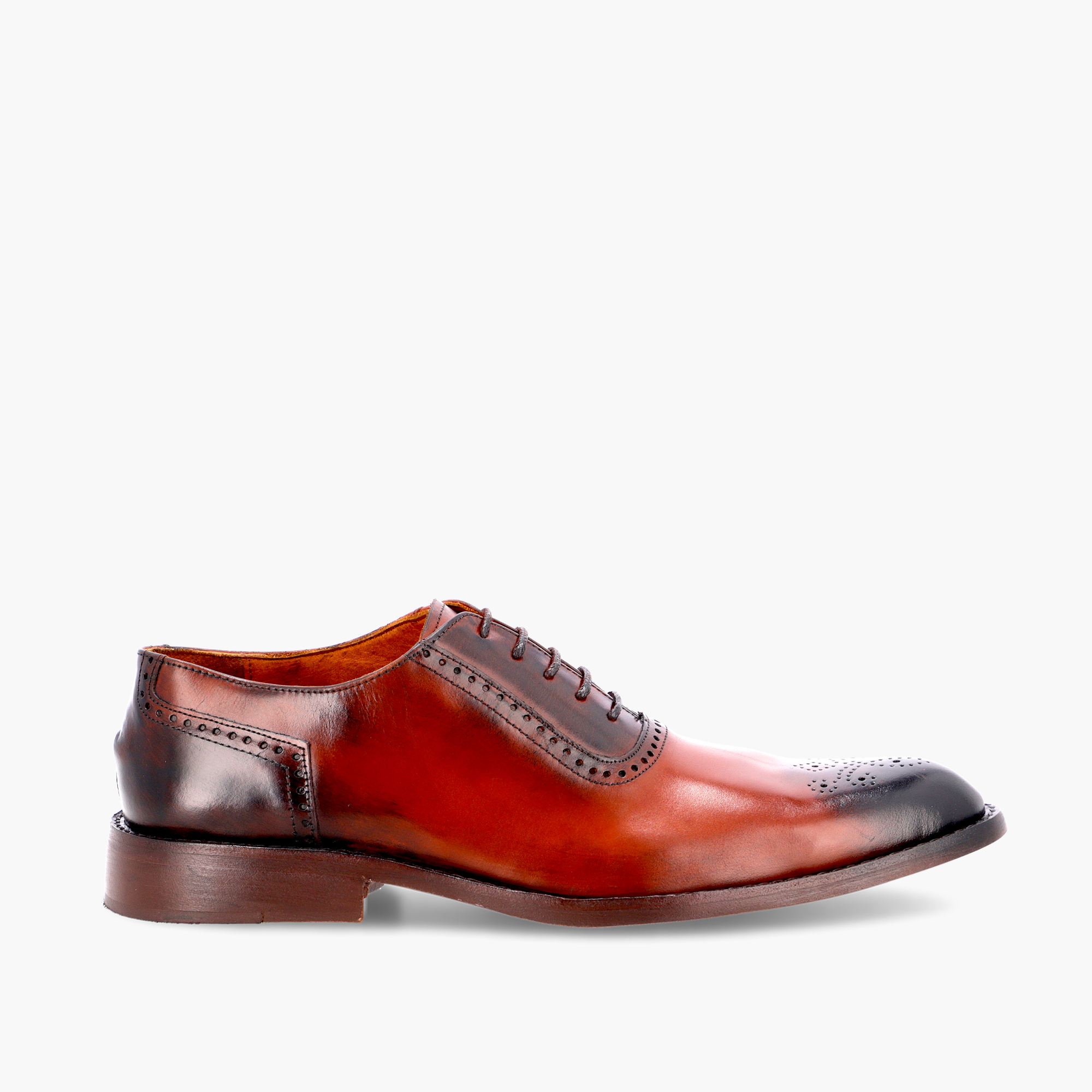 ZAPATOS de Cuero Legítimo | Para Hombre de Vestir | WHOLECUT - OXFORD - DORIAN | NÁPOLES - Marrón - Perfil