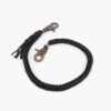 CADENA de Cuero Legítimo | CHAIN - Negro Ancho | DORIAN - Perfil