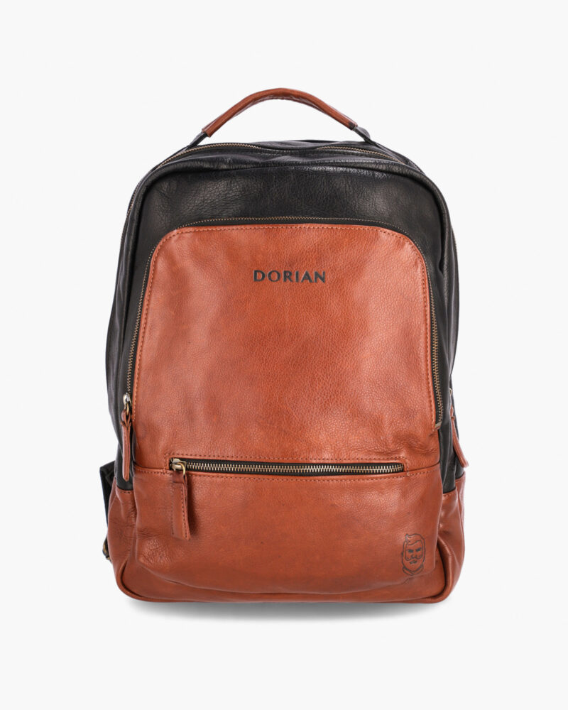 Mochila Leipzig Marrón y Negro