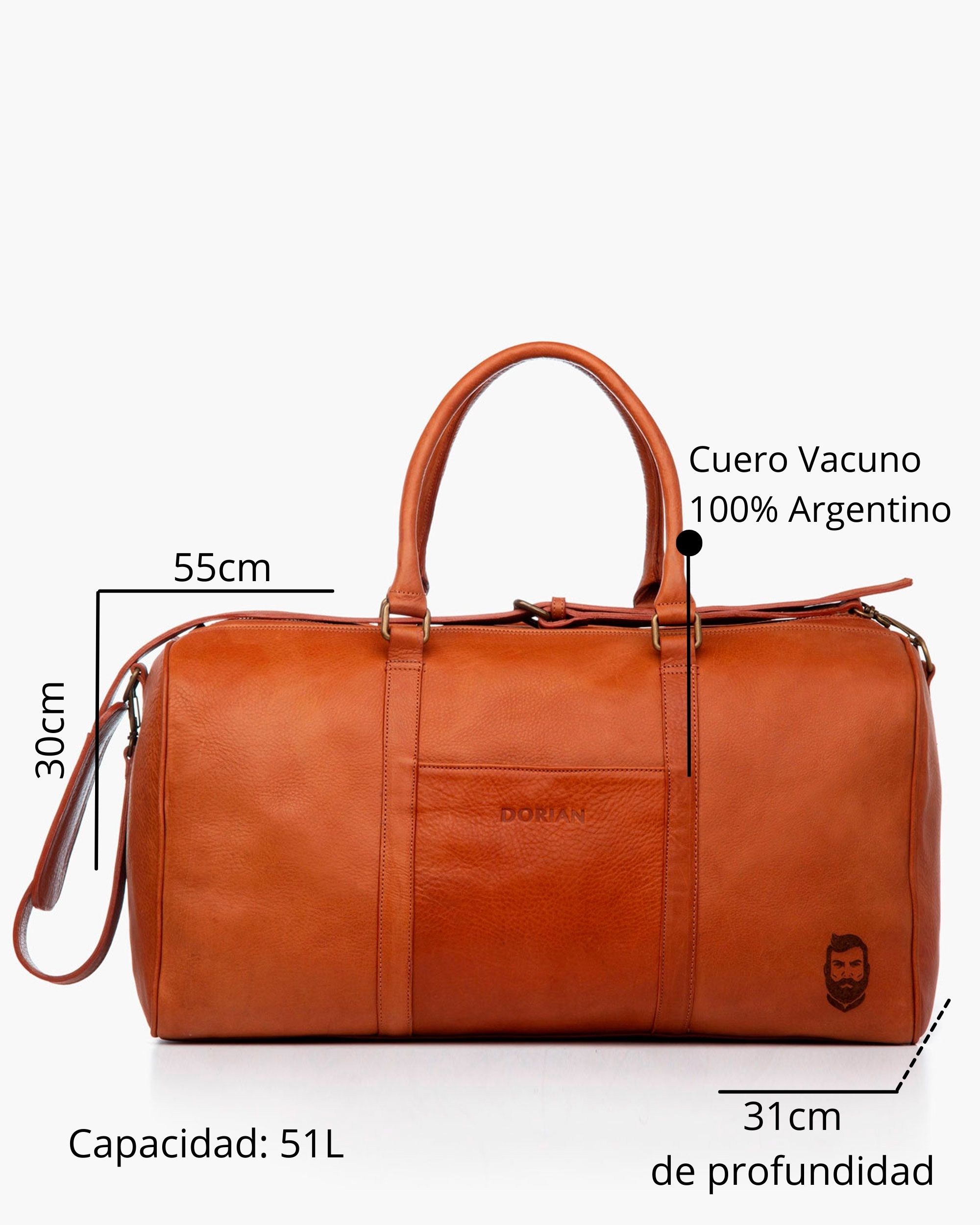 DORIAN | zapatos camperas equipaje Bolso de Viaje Dallas Suela - Imagen 4