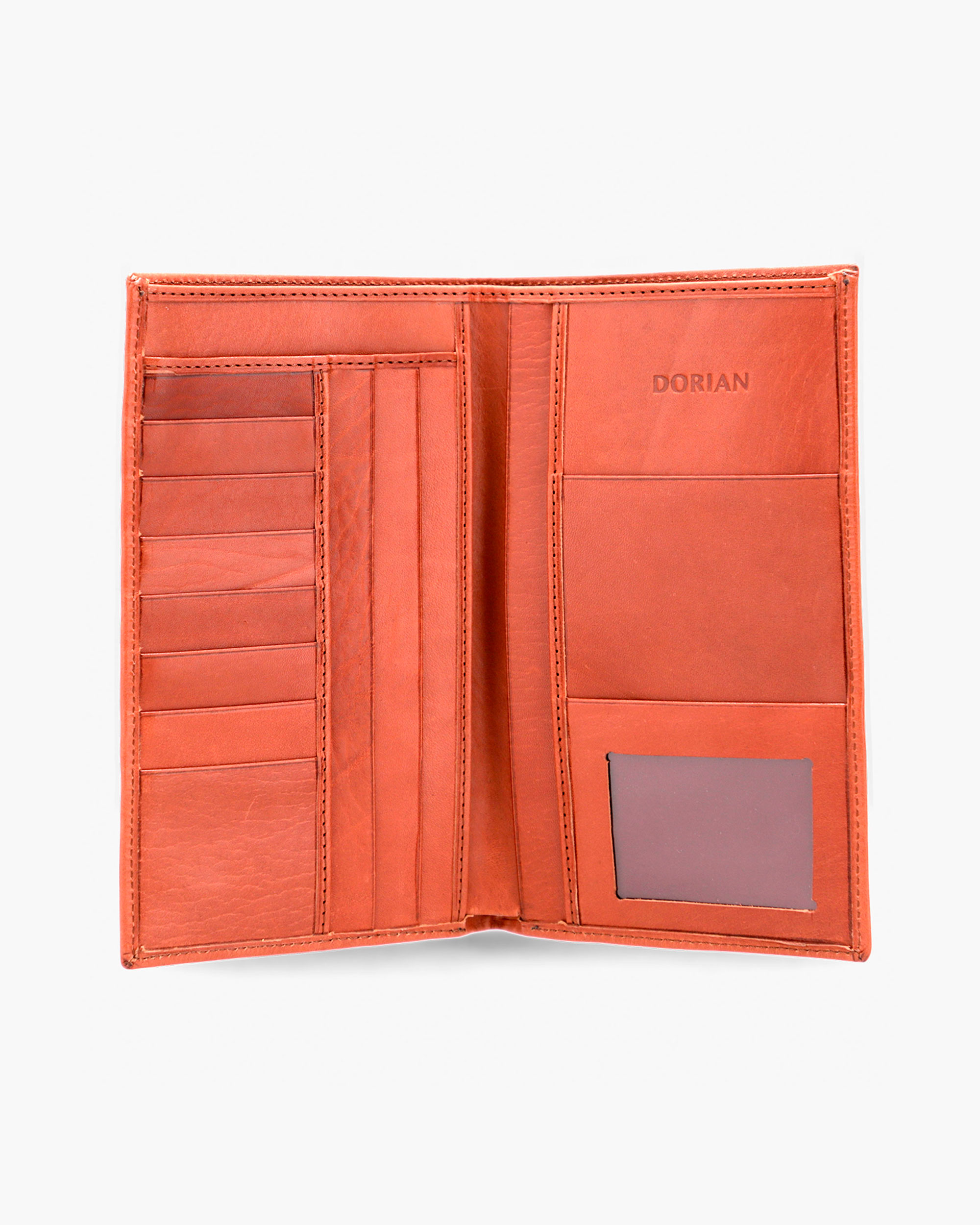 DORIAN Billetera Porta Pasaporte Business Camel - Imagen 3
