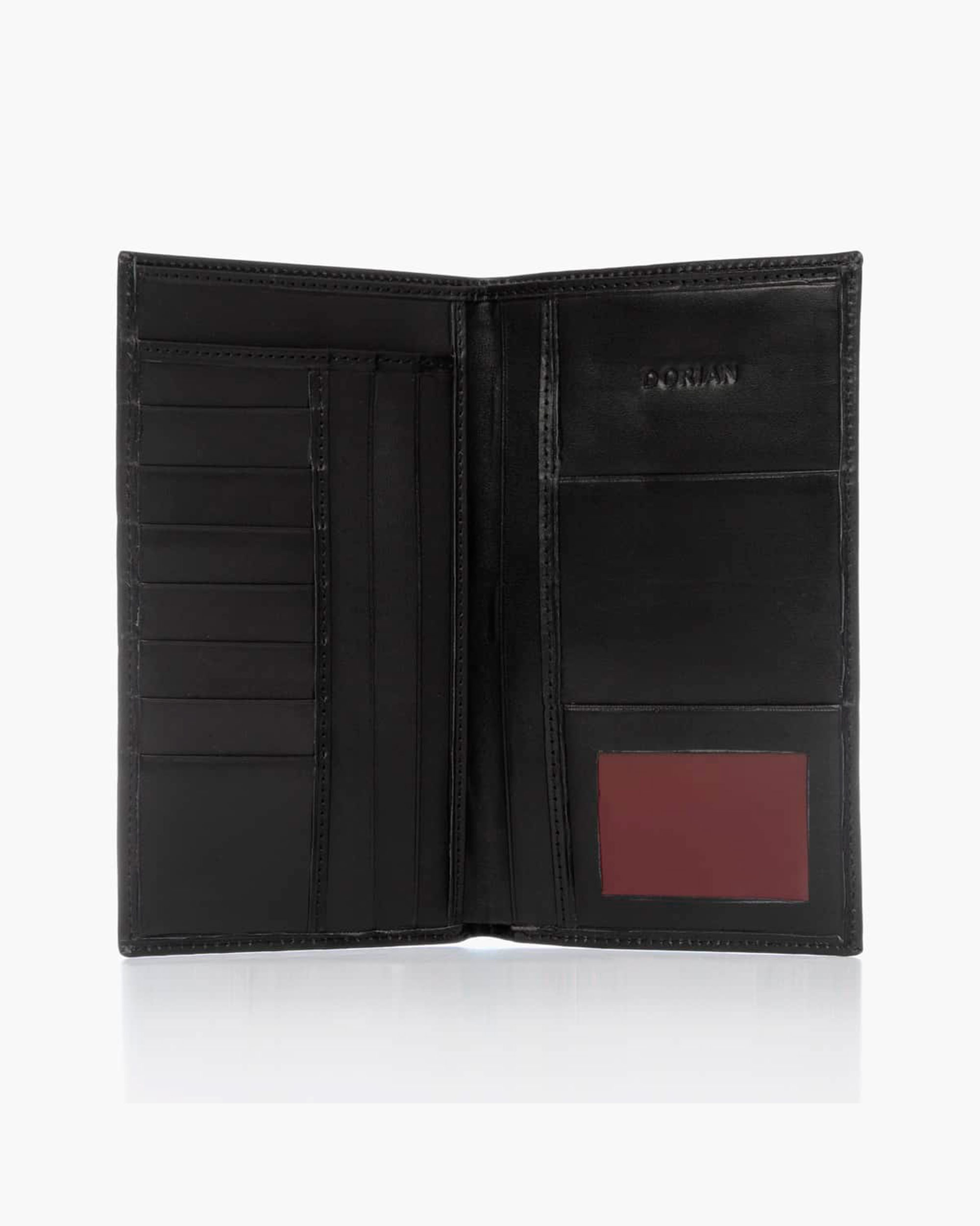 DORIAN | zapatos camperas equipaje Billetera Porta Pasaporte Business Negro - Imagen 3