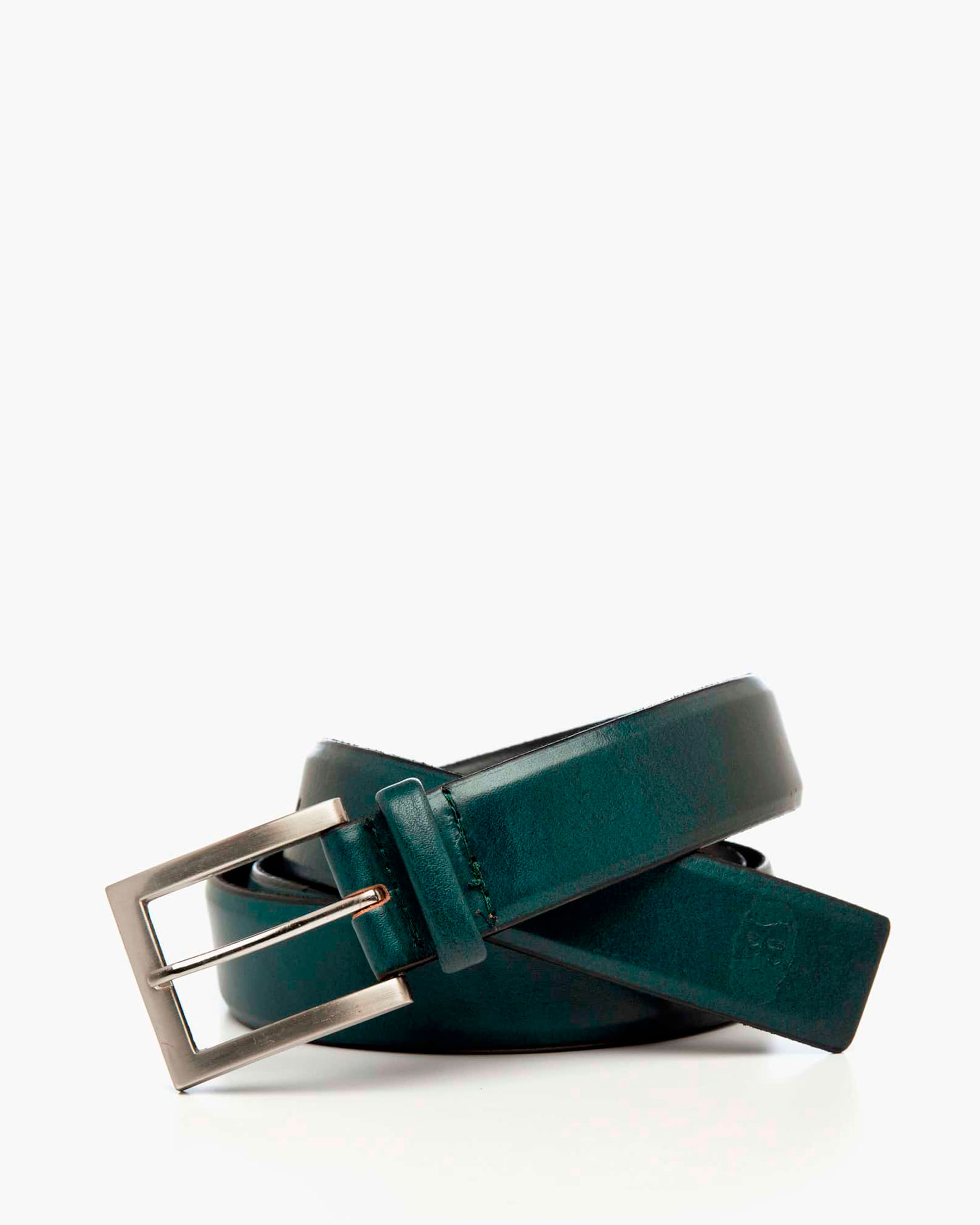 DORIAN | zapatos camperas equipaje Cinturón Lisse Verde