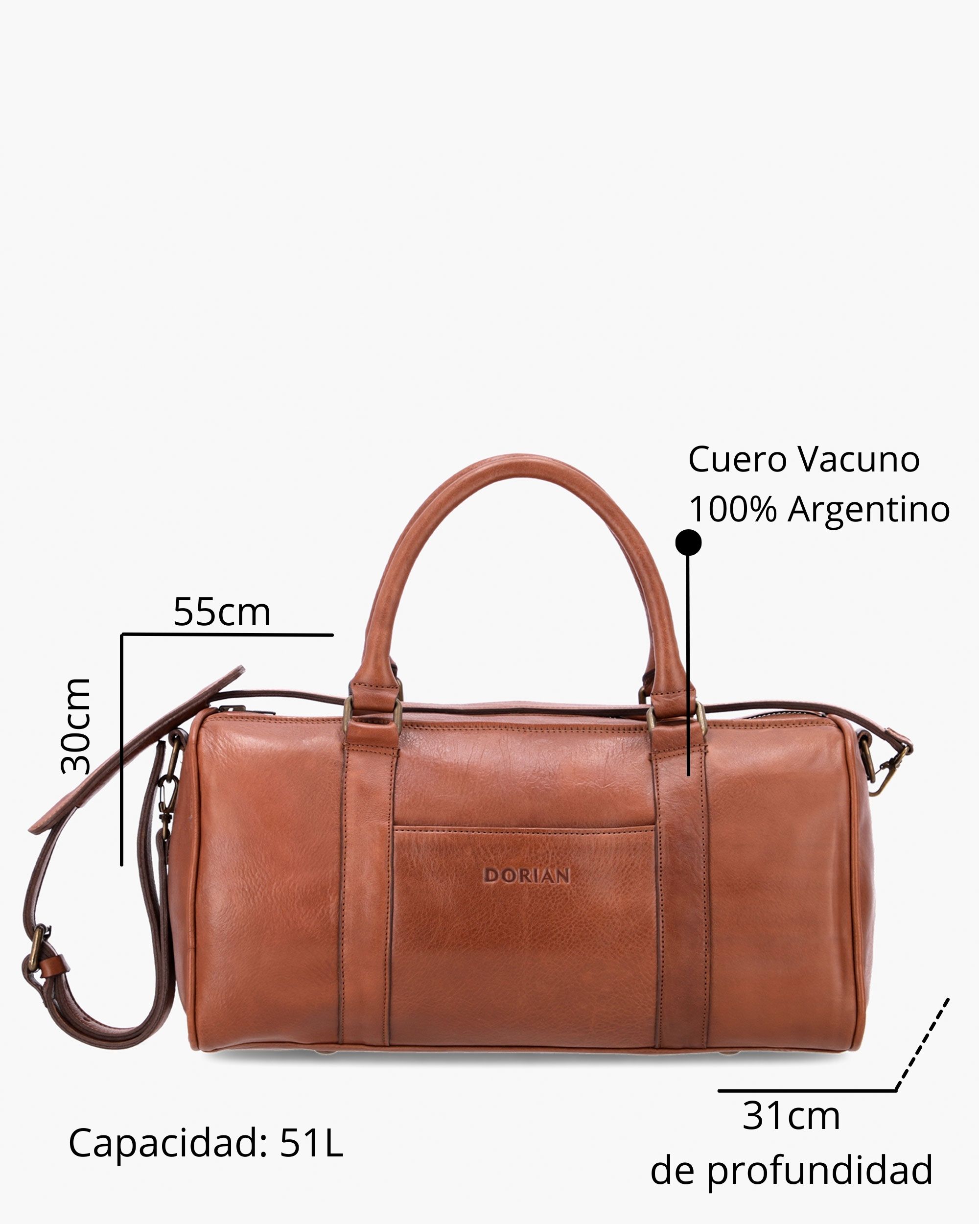 DORIAN | zapatos camperas equipaje Bolso Dallas Marrón - Imagen 4