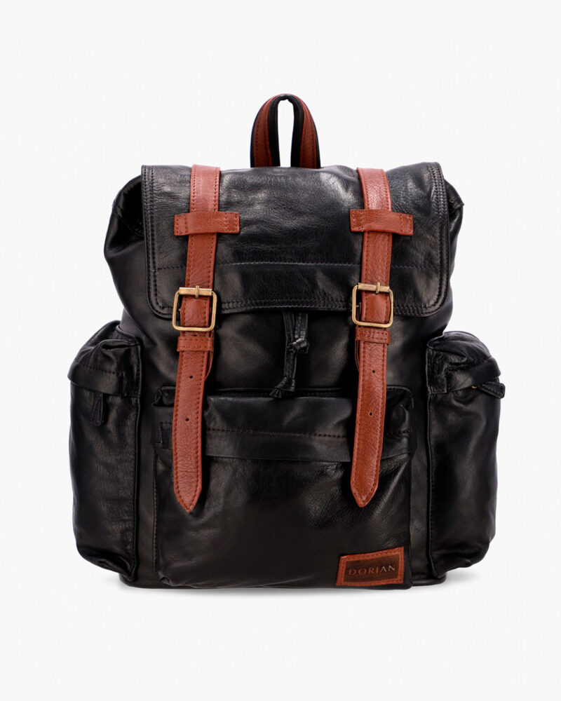 Mochila Copenhague Negro y Marrón