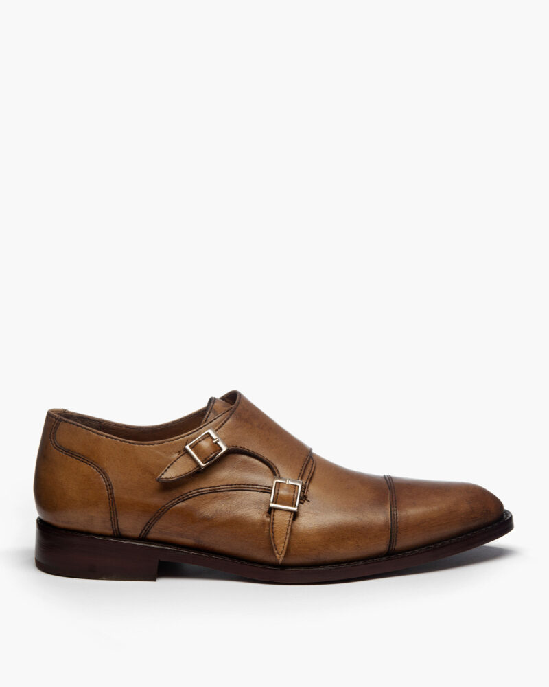 Zapatos Berlín Doble Hebilla Camel
