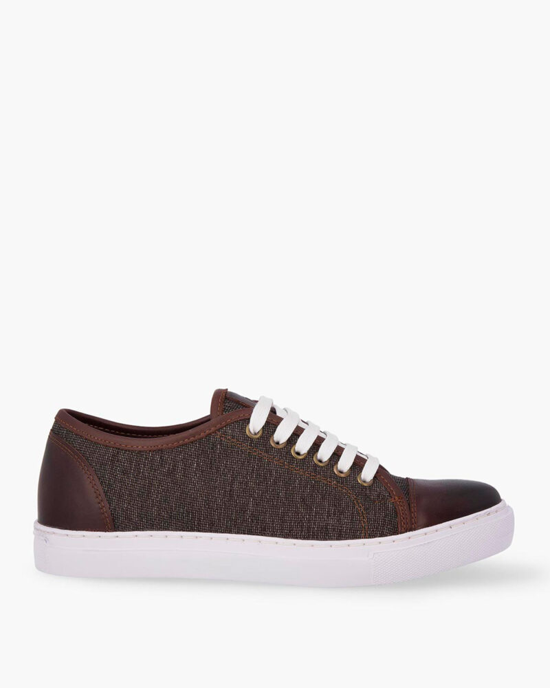 Zapatillas Cardiff Gris y Guinda