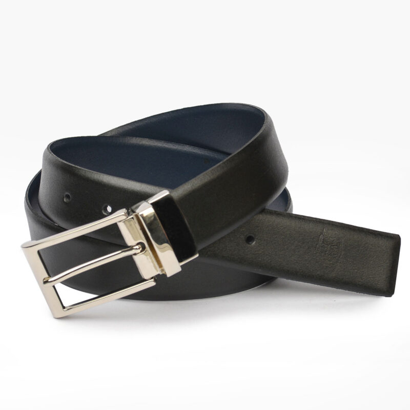 Cinturón Elegance Negro - Azul