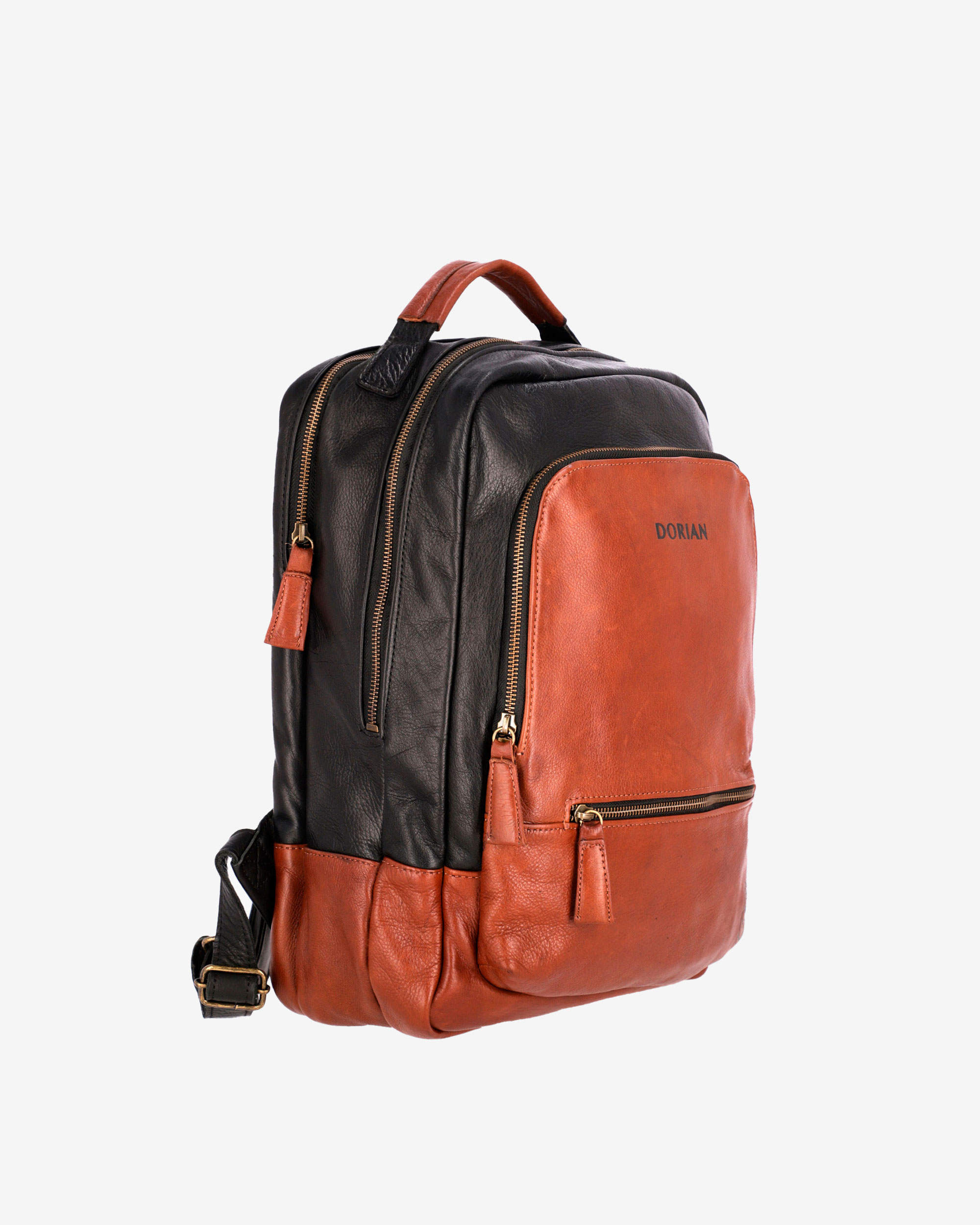 DORIAN Mochila Leipzig Marrón y Negro - Imagen 3