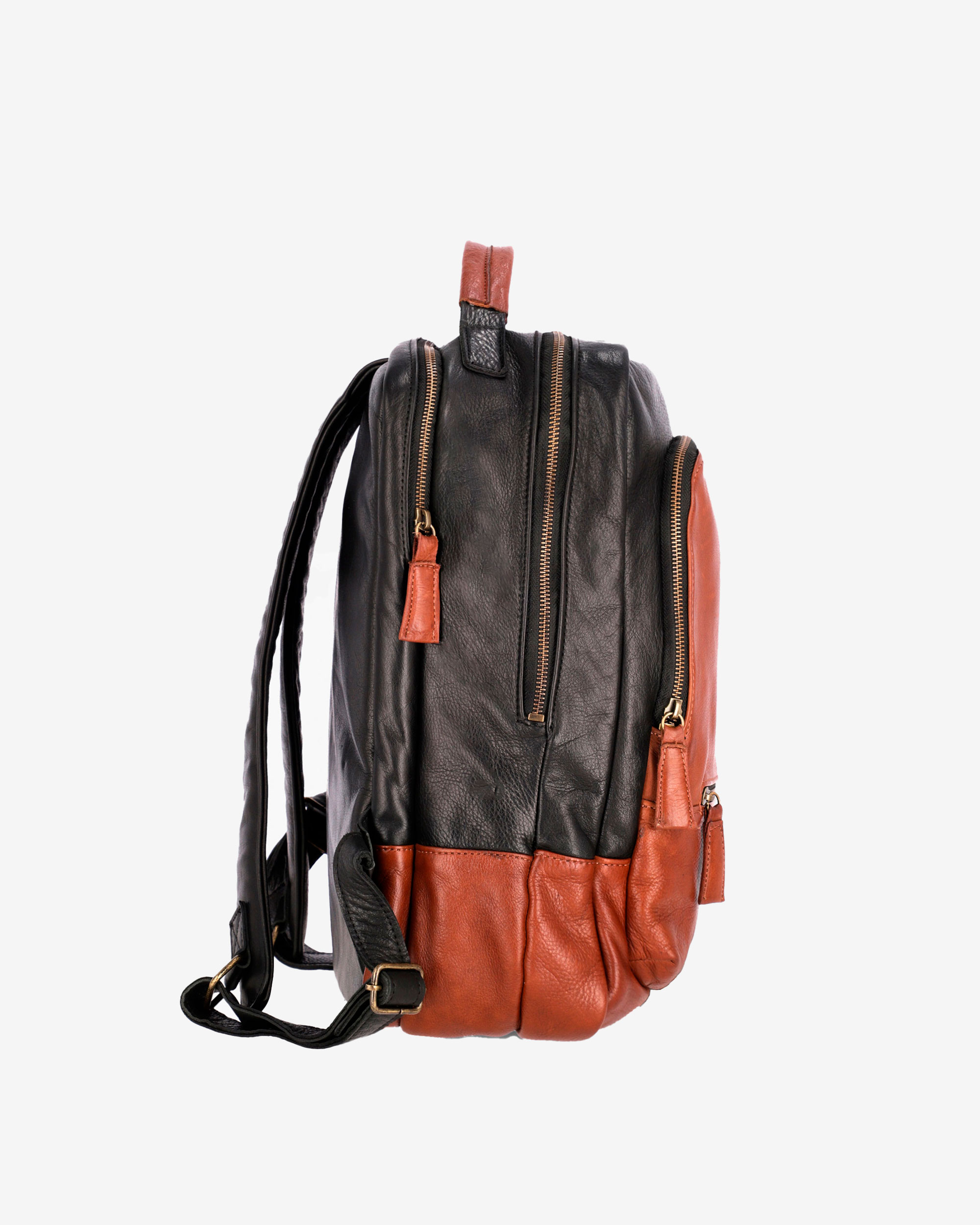 DORIAN Mochila Leipzig Marrón y Negro - Imagen 4