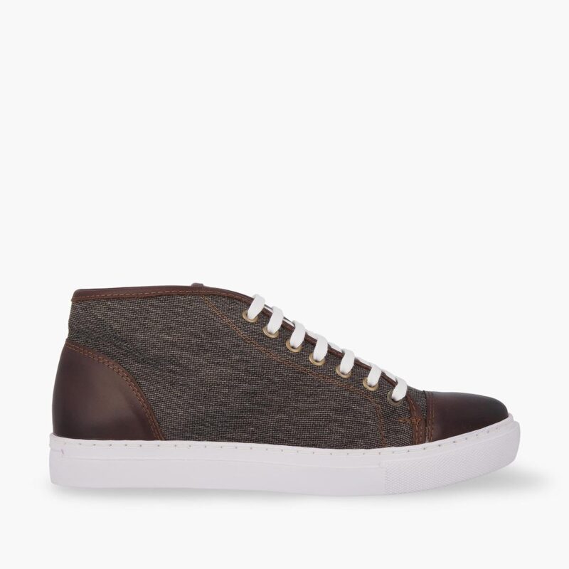 Botas Newport Gris y Guinda