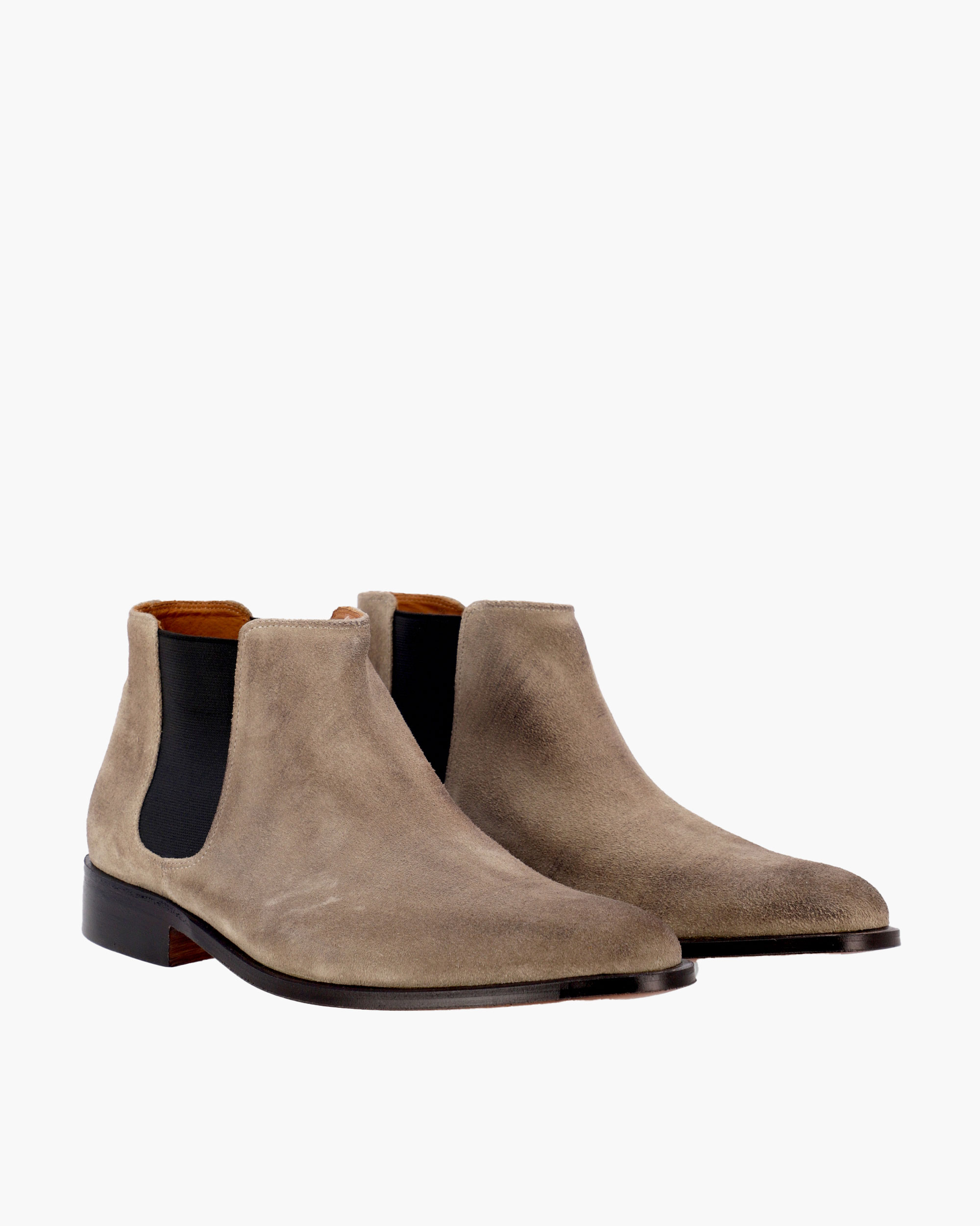 DORIAN | zapatos camperas equipaje Botas Bristol Gamuza Beige Manchado