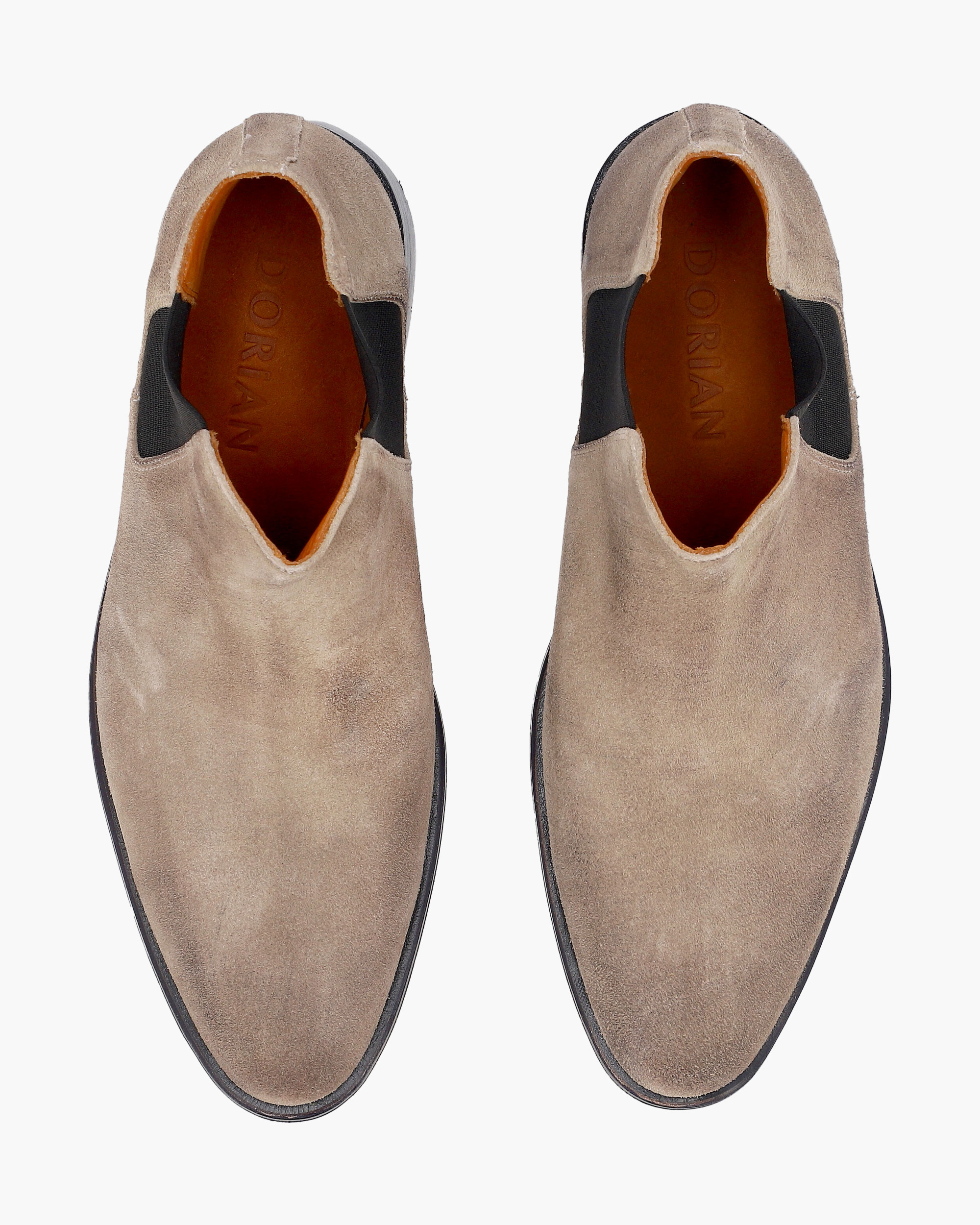 DORIAN | zapatos camperas equipaje Botas Bristol Gamuza Beige Manchado - Imagen 4