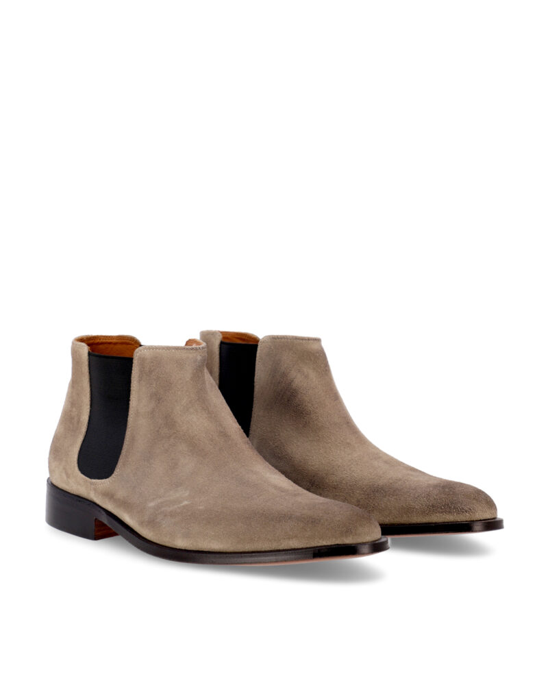 Botas Bristol Gamuzado Gris Opaco