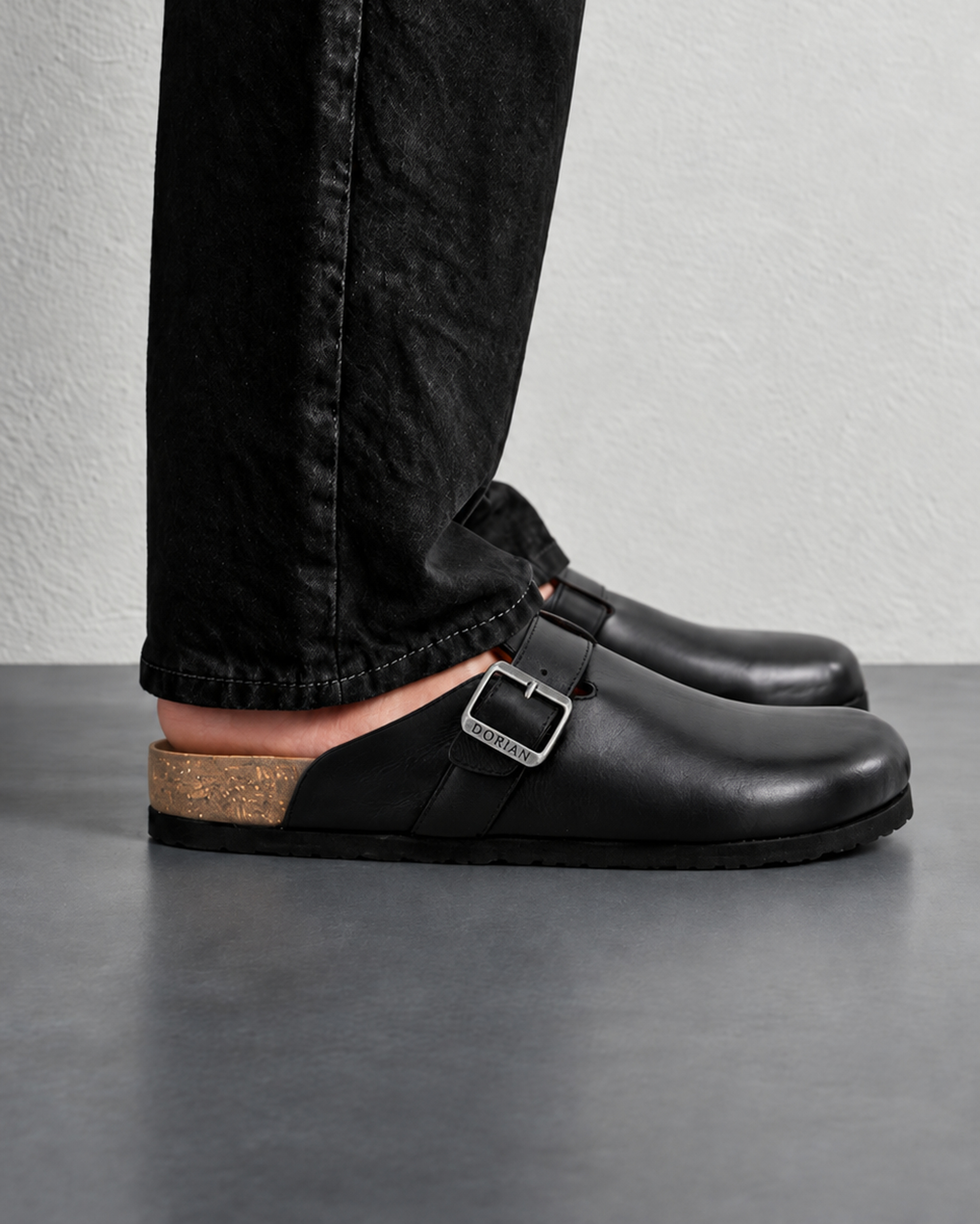 DORIAN | zapatos camperas equipaje Suecos Marbella Negro - Imagen 2