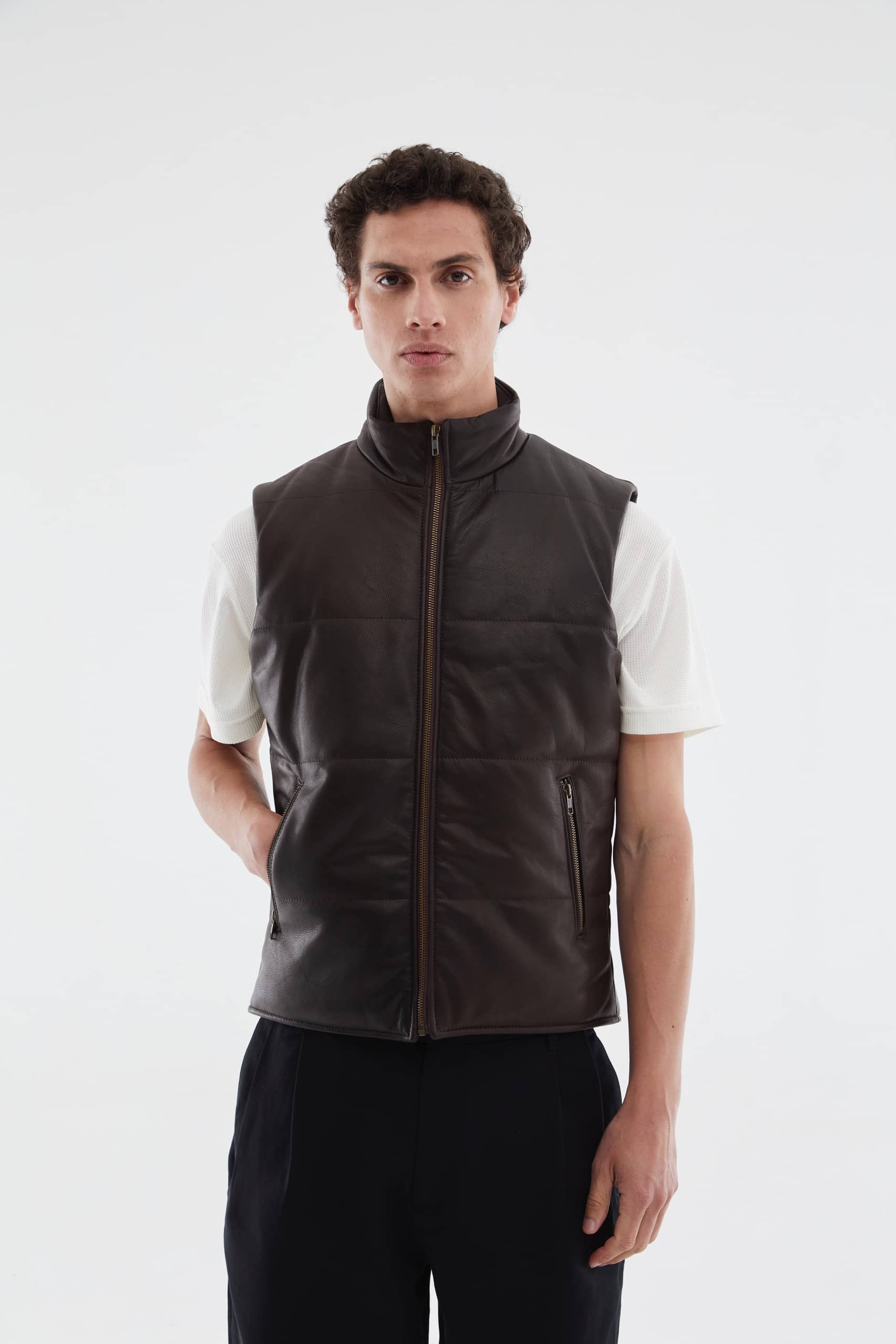 Chaleco Puffer Siberia Chocolate