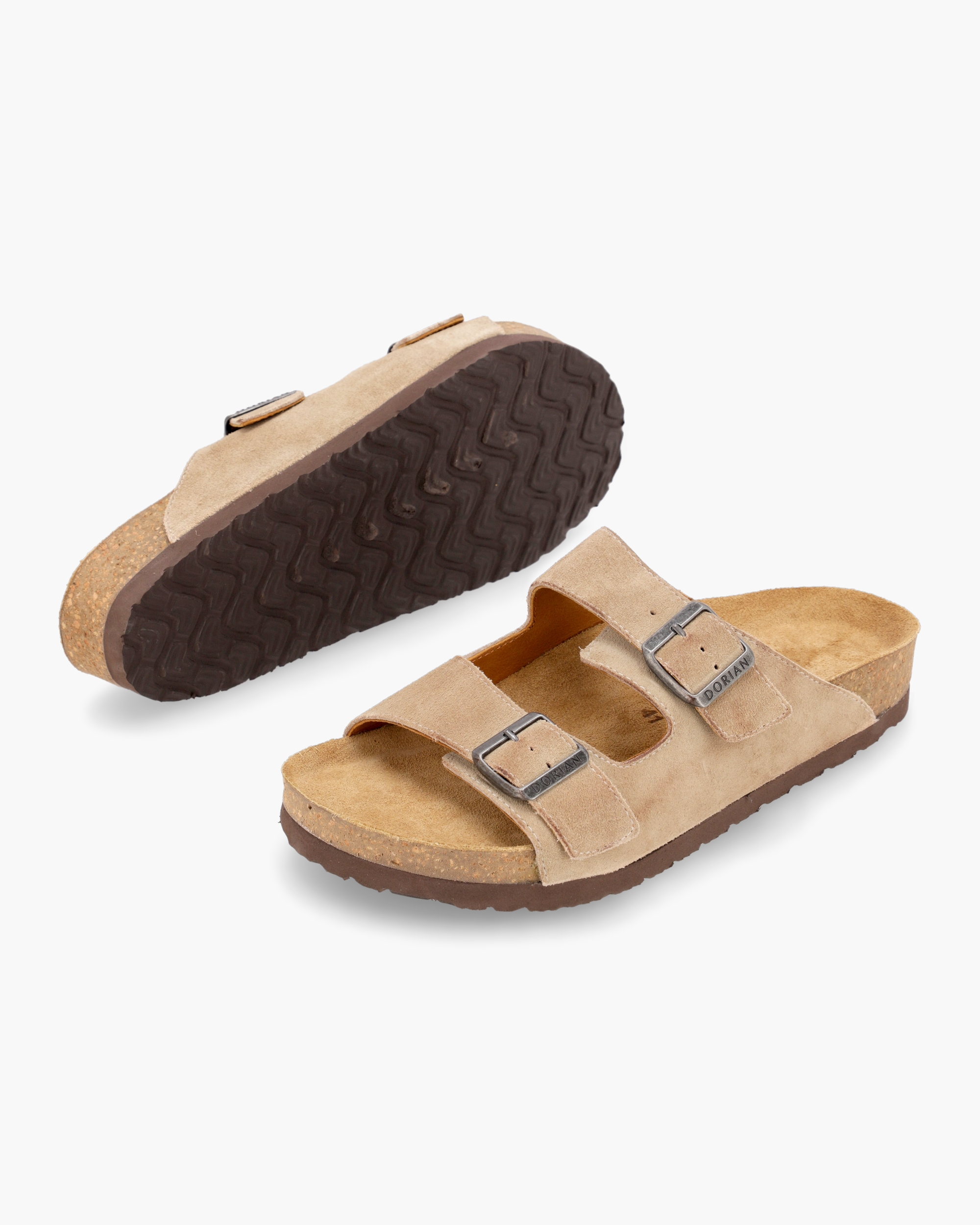 DORIAN Sandalias Ibiza Arena Gamuza - Imagen 3