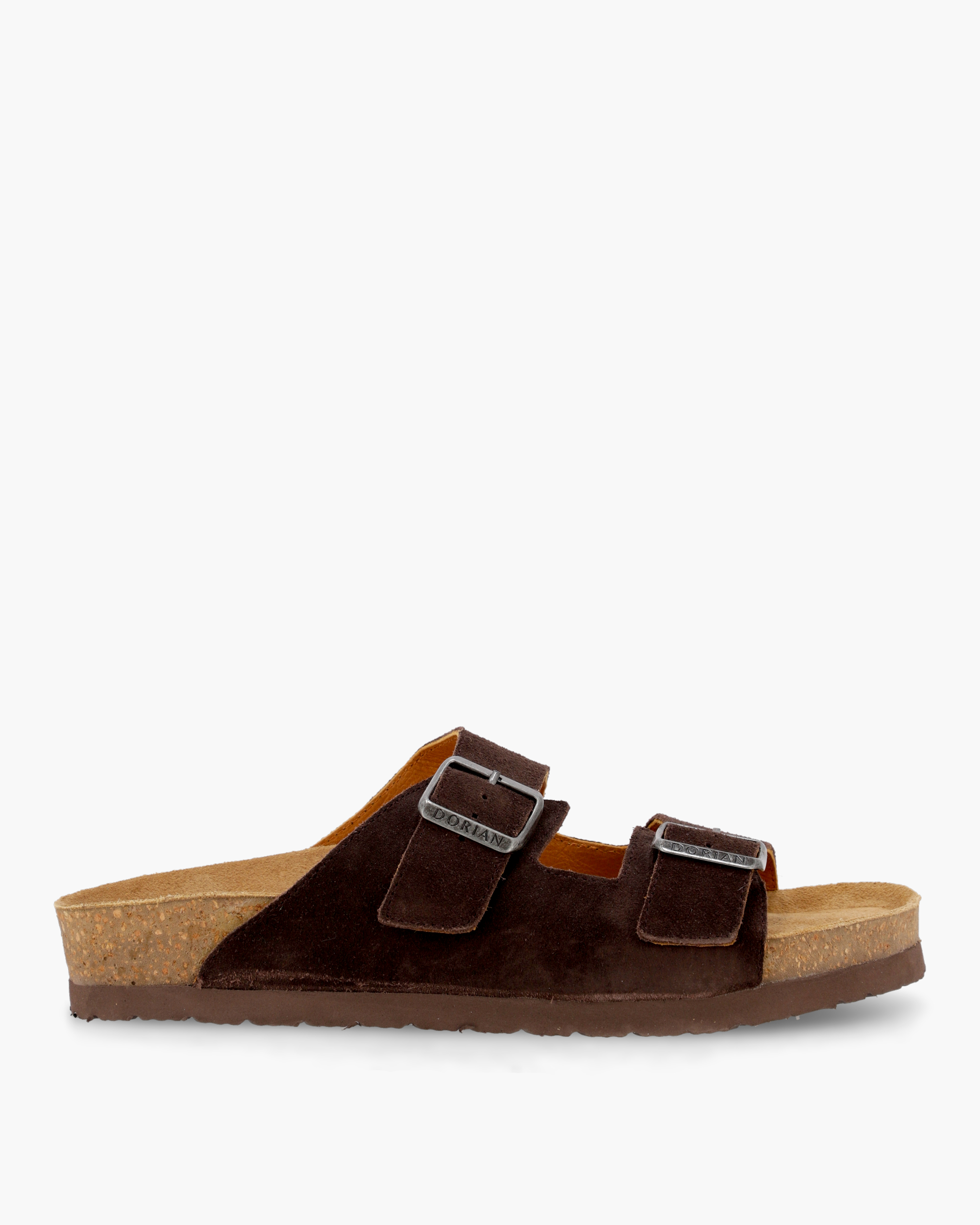 DORIAN Sandalias Ibiza Chocolate Gamuza - Imagen 2