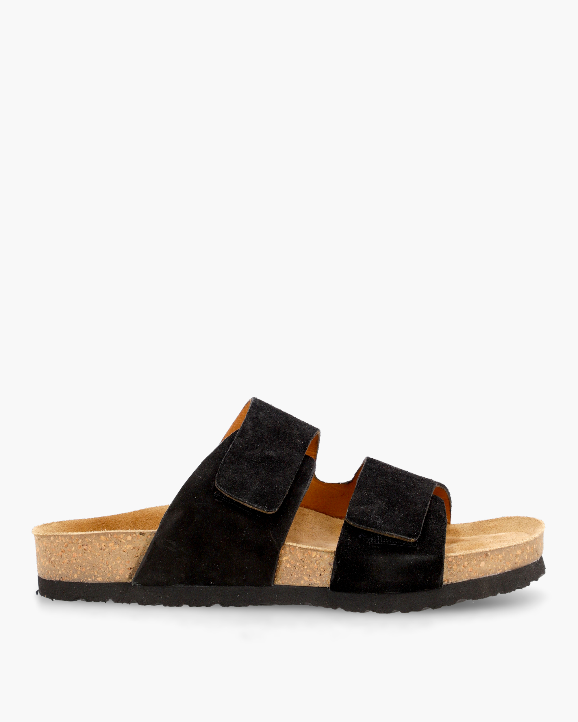 DORIAN Sandalias Liguria Negro Gamuzado - Imagen 2