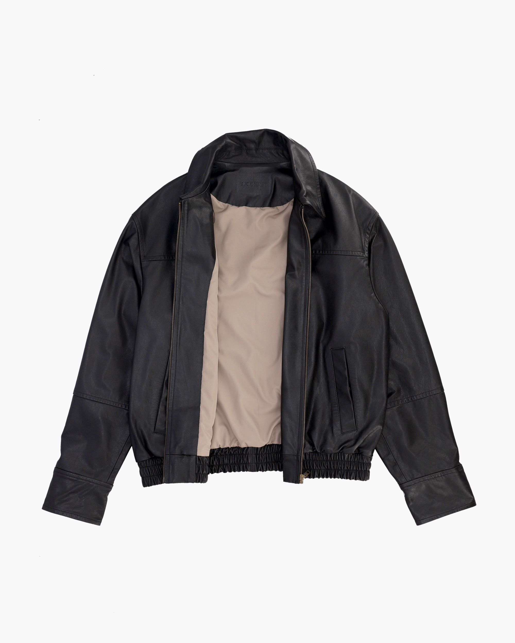 DORIAN Campera de Cuero California Negro - Imagen 4