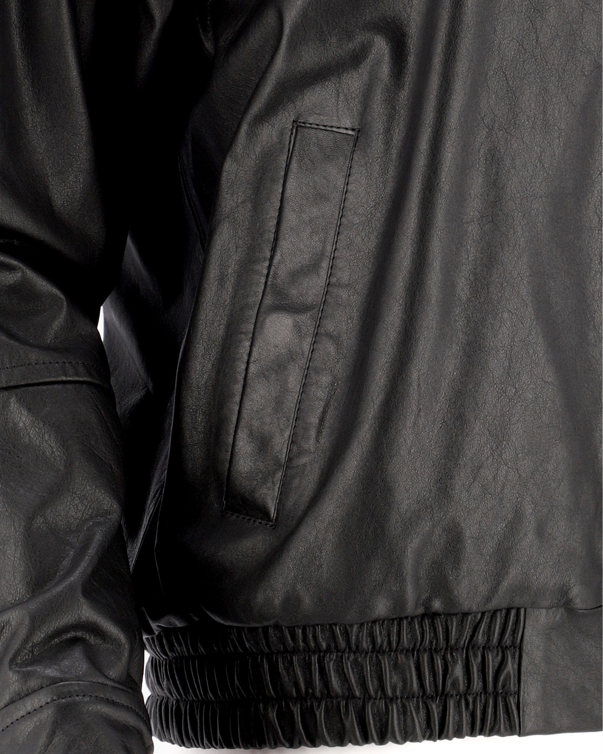 DORIAN Campera de Cuero California Negro - Imagen 5