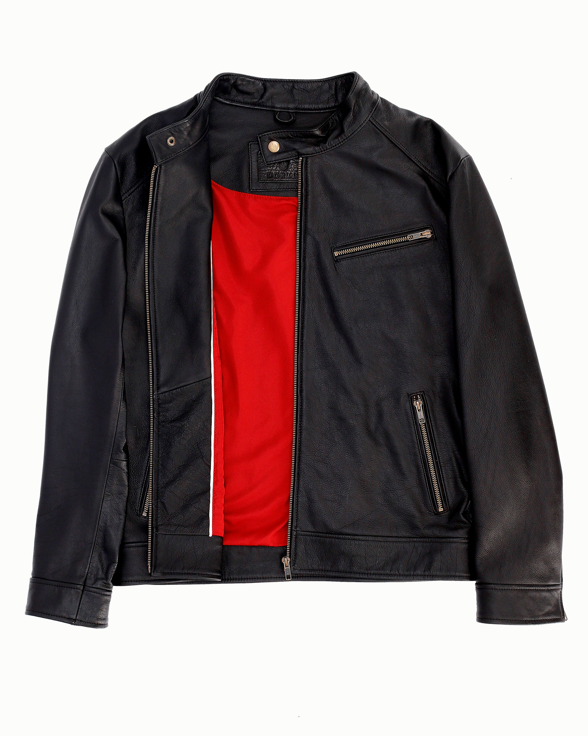 DORIAN | zapatos camperas equipaje Campera de Cuero Vacuno Toronto Negro - Imagen 4