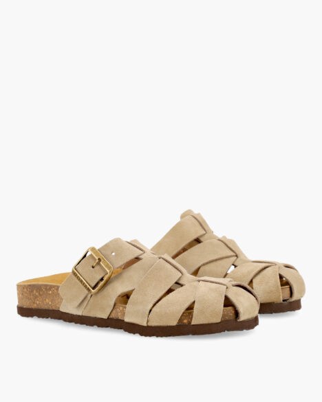 DORIAN | zapatos camperas equipaje Sandalias Génova Gamuza Arena