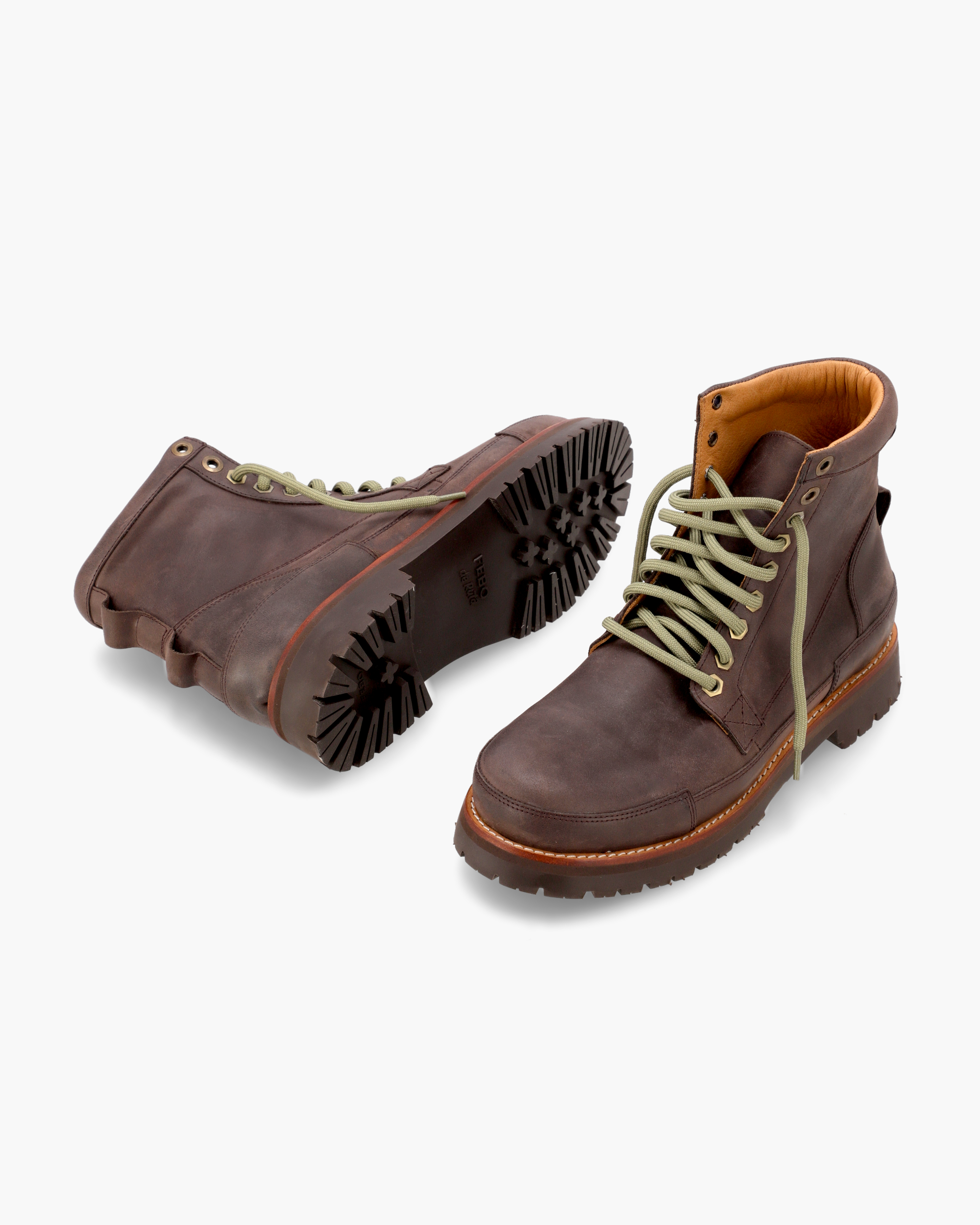 DORIAN | zapatos camperas equipaje Borcegos Burgos Chocolate Engrasado - Imagen 3