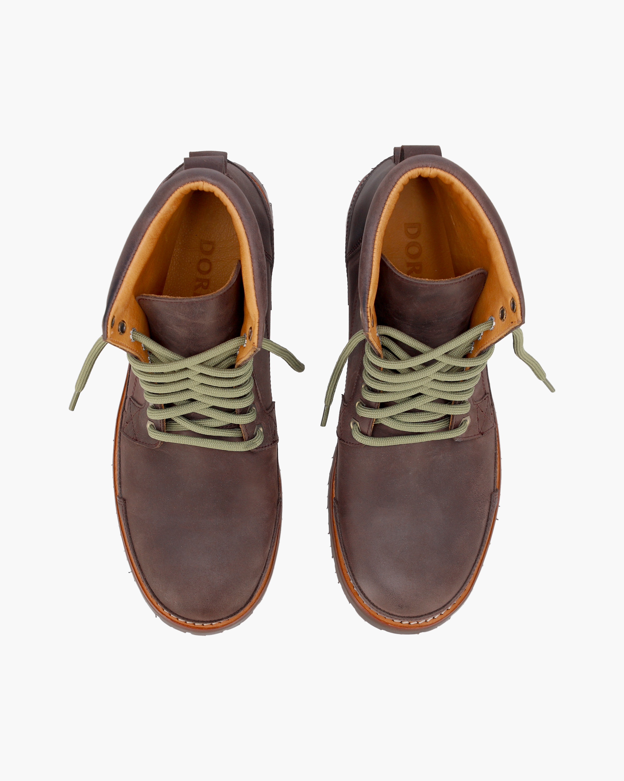 DORIAN | zapatos camperas equipaje Borcegos Burgos Chocolate Engrasado - Imagen 4